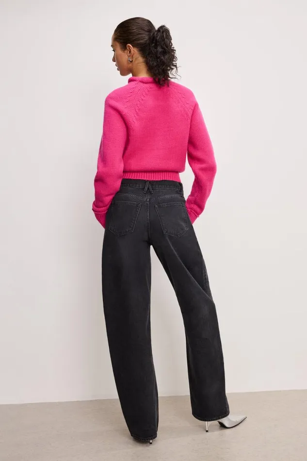 Women GOOD AMERICAN Jeans GOOD BARREL RELAXEDJEANS Black354 Women GOOD AMERICAN Jeans GOOD BARREL RELAXEDJEANS Black354
