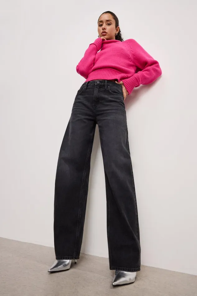 Women GOOD AMERICAN Jeans GOOD BARREL RELAXEDJEANS Black354 Women GOOD AMERICAN Jeans GOOD BARREL RELAXEDJEANS Black354