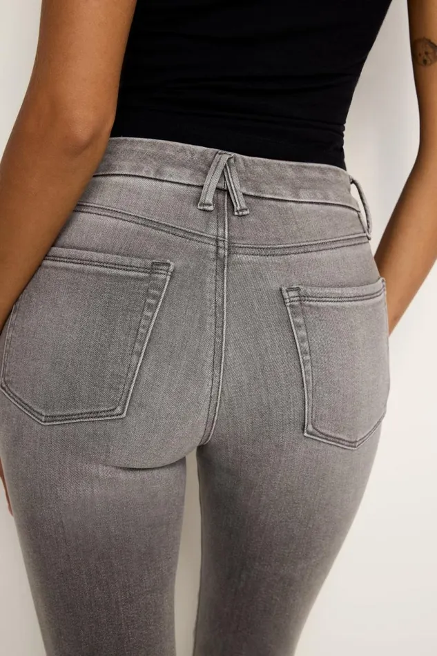 Women GOOD AMERICAN Jeans GOOD CLASSIC BOOTCUT LIGHT COMPRESSIONJEANS Black336