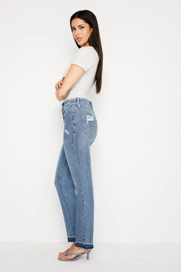 Women GOOD AMERICAN Jeans GOOD CLASSIC SLIM STRAIGHTJEANS Indigo662