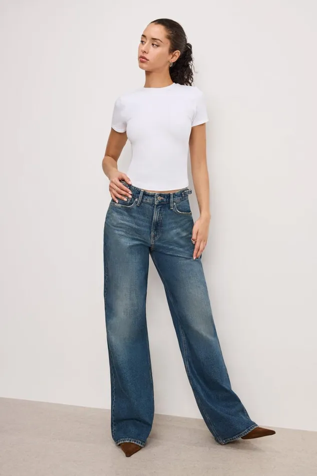 Women GOOD AMERICAN Jeans GOOD EASE RELAXEDJEANS Indigo738