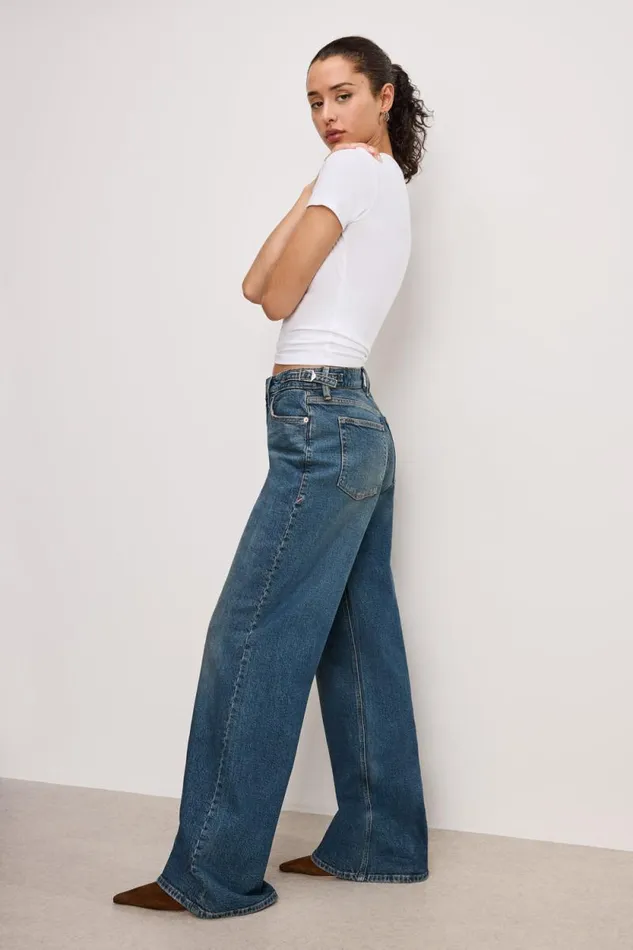 Women GOOD AMERICAN Jeans GOOD EASE RELAXEDJEANS Indigo738