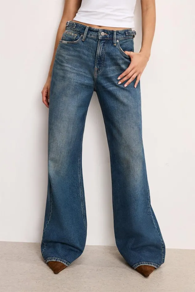 Women GOOD AMERICAN Jeans GOOD EASE RELAXEDJEANS Indigo738
