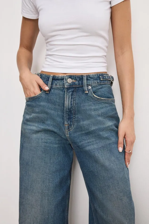 Women GOOD AMERICAN Jeans GOOD EASE RELAXEDJEANS Indigo738
