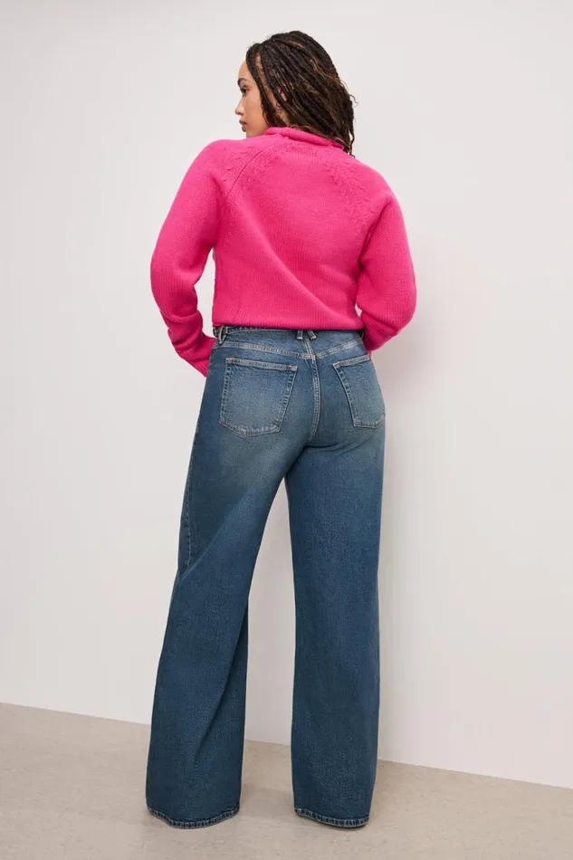 Women GOOD AMERICAN Jeans GOOD EASE RELAXEDJEANS Indigo738