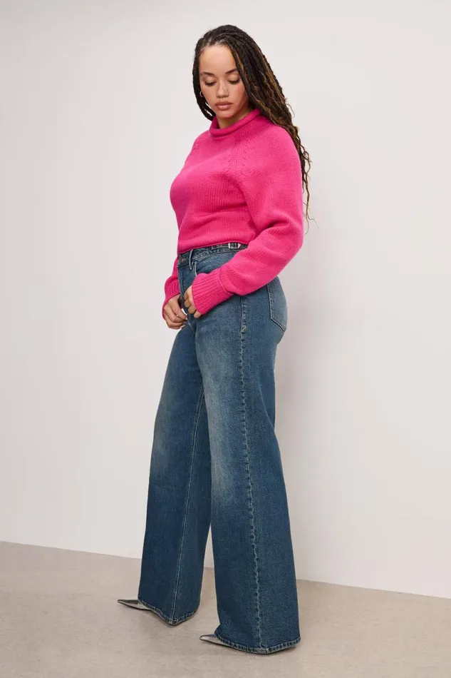 Women GOOD AMERICAN Jeans GOOD EASE RELAXEDJEANS Indigo738