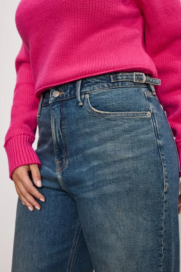 Women GOOD AMERICAN Jeans GOOD EASE RELAXEDJEANS Indigo738