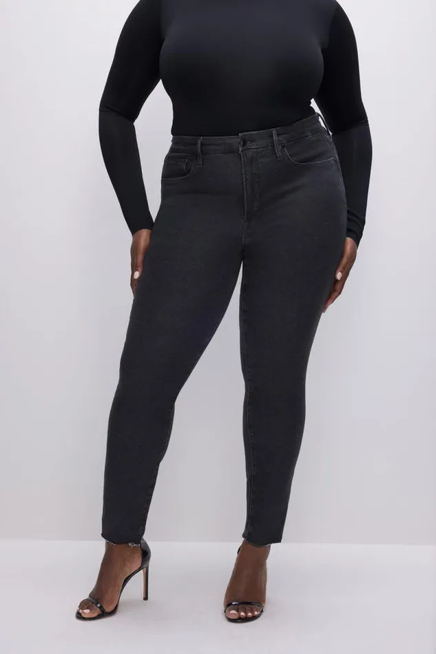 Women GOOD AMERICAN Jeans GOOD LEGSSKINNY Black184