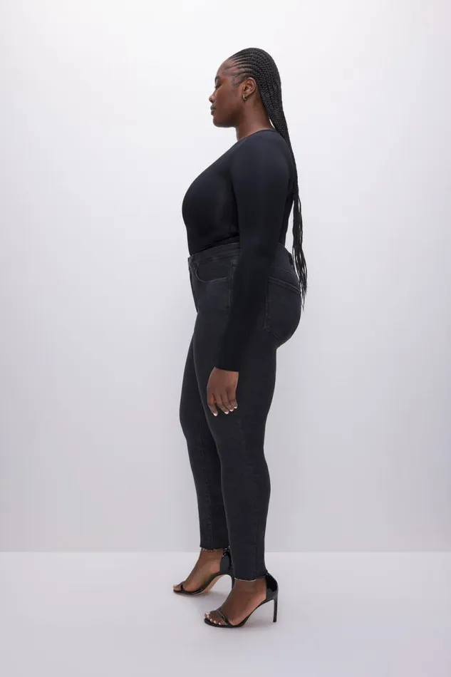 Women GOOD AMERICAN Jeans GOOD LEGSSKINNY Black184