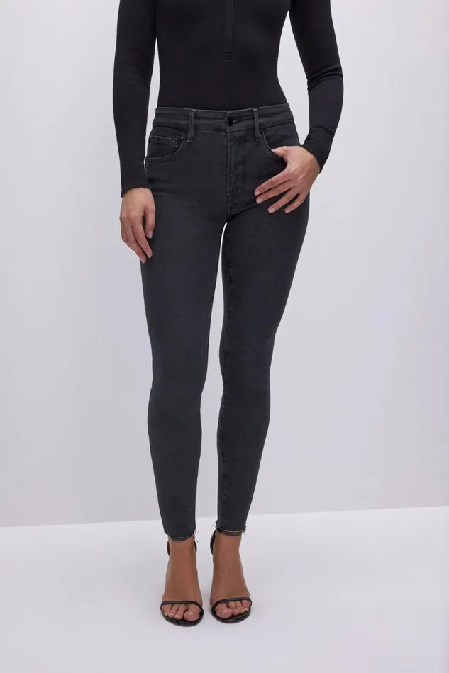 Women GOOD AMERICAN Jeans GOOD LEGSSKINNY Black184