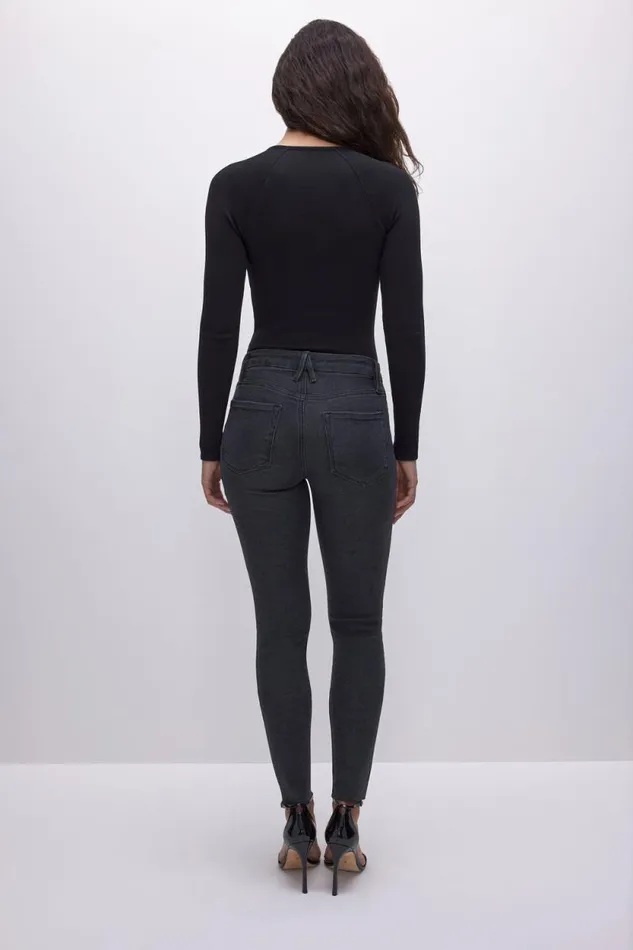 Women GOOD AMERICAN Jeans GOOD LEGSSKINNY Black184