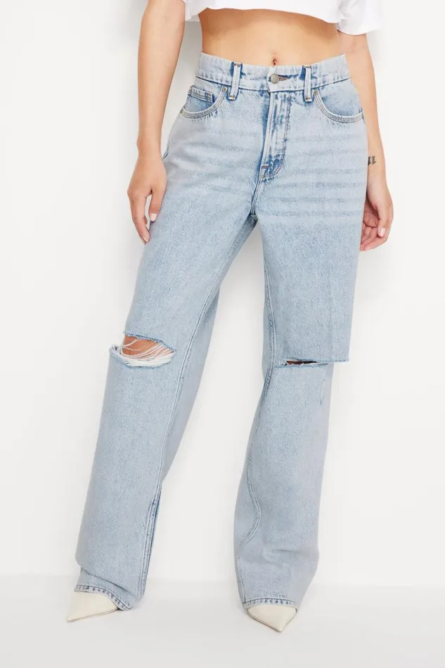Women GOOD AMERICAN Jeans GOOD PETITE 90sJEANS Blue542