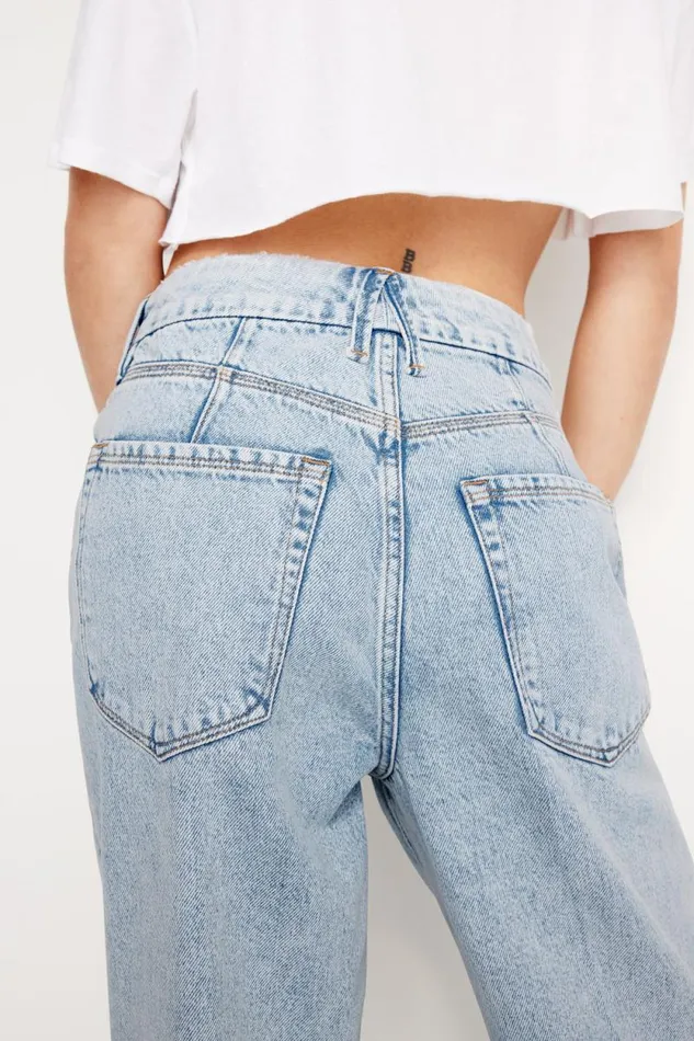 Women GOOD AMERICAN Jeans GOOD PETITE 90sJEANS Blue542