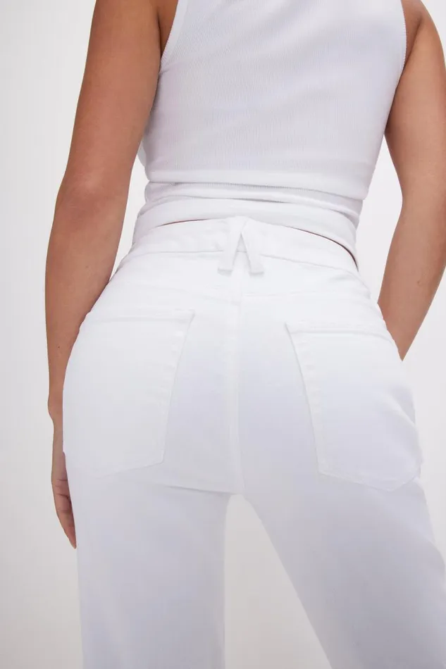 Women GOOD AMERICAN Jeans GOOD PETITE STRAIGHTJEANS White037
