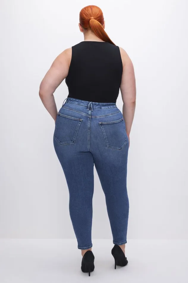 Women GOOD AMERICAN Jeans GOOD WAIST LIGHT COMPRESSIONJEANS Indigo312
