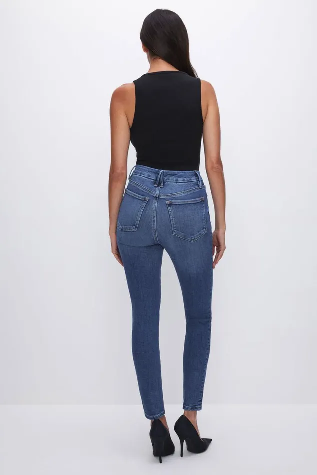 Women GOOD AMERICAN Jeans GOOD WAIST LIGHT COMPRESSIONJEANS Indigo312