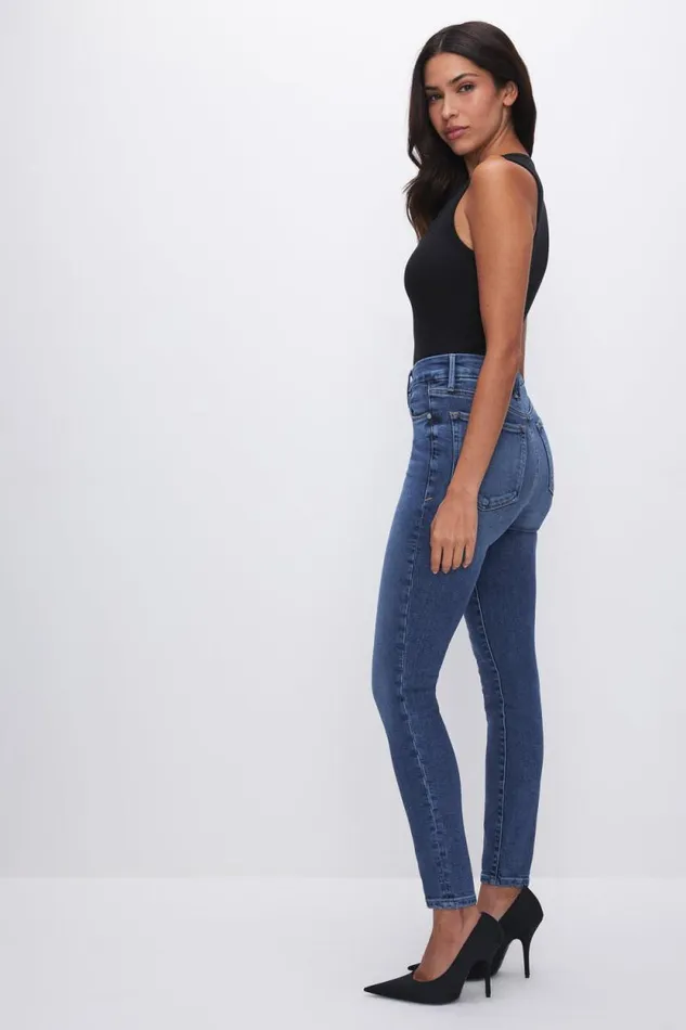 Women GOOD AMERICAN Jeans GOOD WAIST LIGHT COMPRESSIONJEANS Indigo312