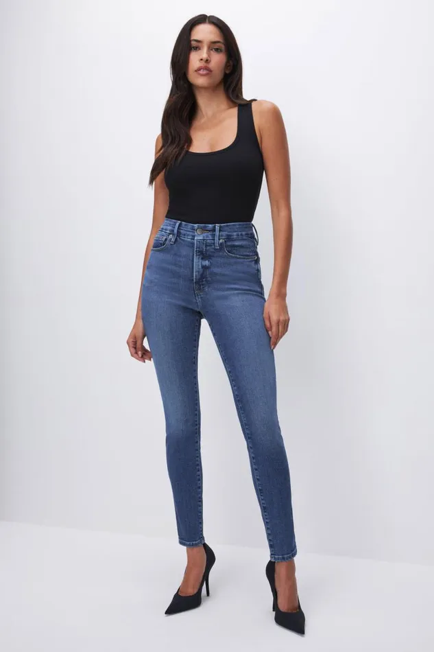 Women GOOD AMERICAN Jeans GOOD WAIST LIGHT COMPRESSIONJEANS Indigo312