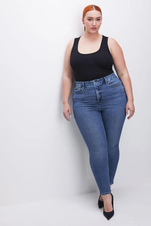 Women GOOD AMERICAN Jeans GOOD WAIST LIGHT COMPRESSIONJEANS Indigo312