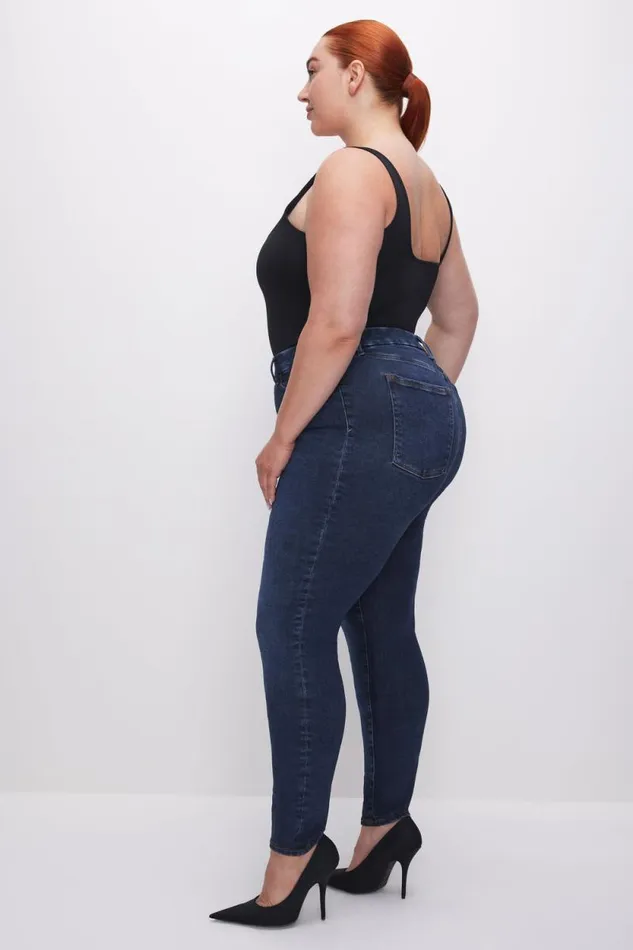 Women GOOD AMERICAN Jeans POWER STRETCH PULLON SKINNYJEANS Indigo491
