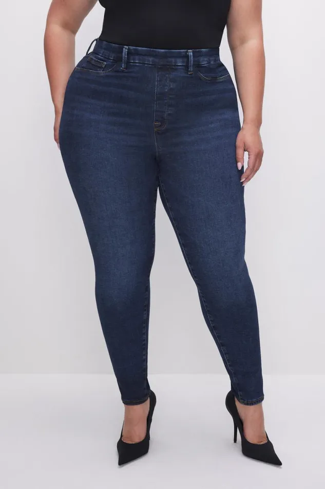 Women GOOD AMERICAN Jeans POWER STRETCH PULLON SKINNYJEANS Indigo491