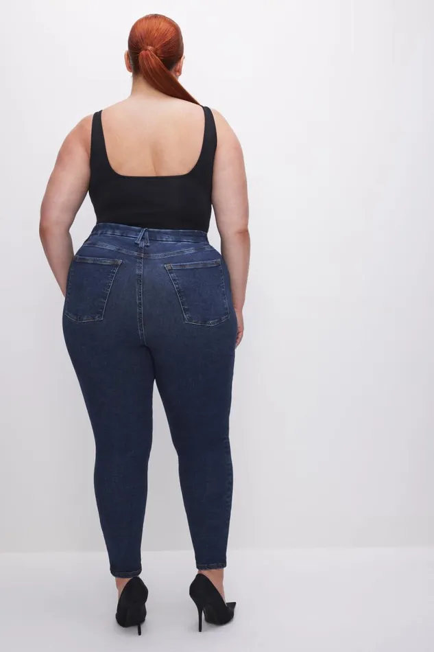 Women GOOD AMERICAN Jeans POWER STRETCH PULLON SKINNYJEANS Indigo491