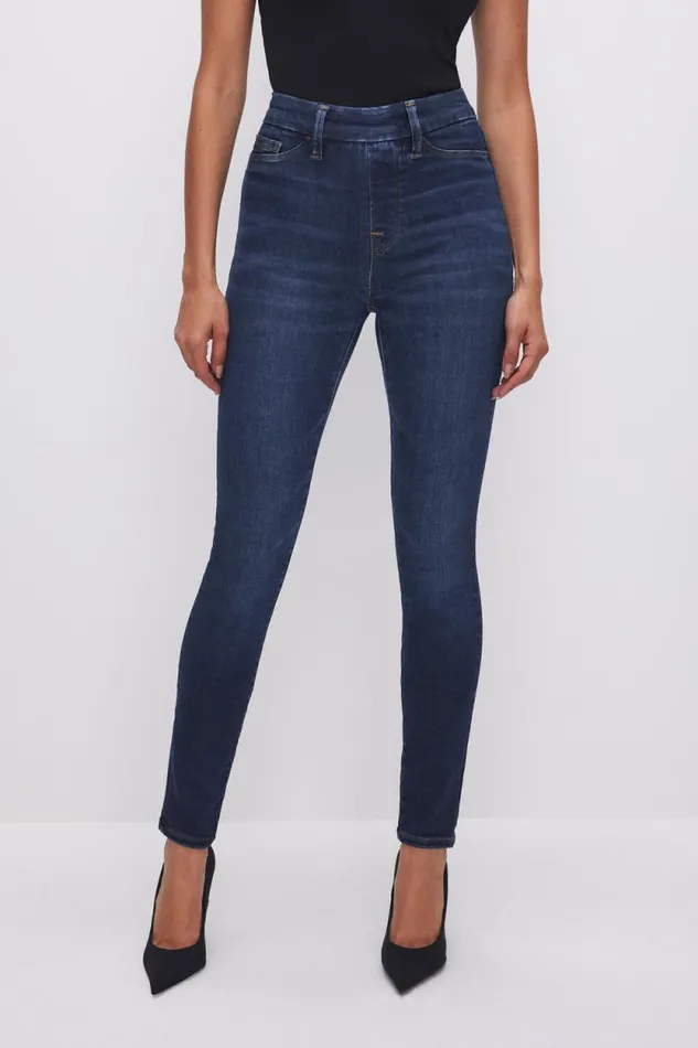 Women GOOD AMERICAN Jeans POWER STRETCH PULLON SKINNYJEANS Indigo491