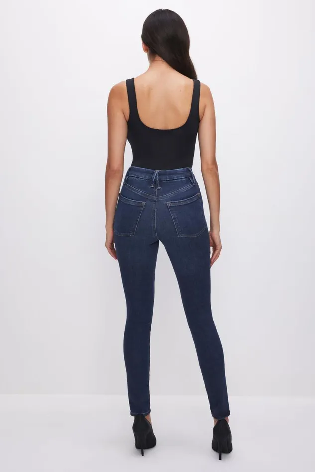 Women GOOD AMERICAN Jeans POWER STRETCH PULLON SKINNYJEANS Indigo491