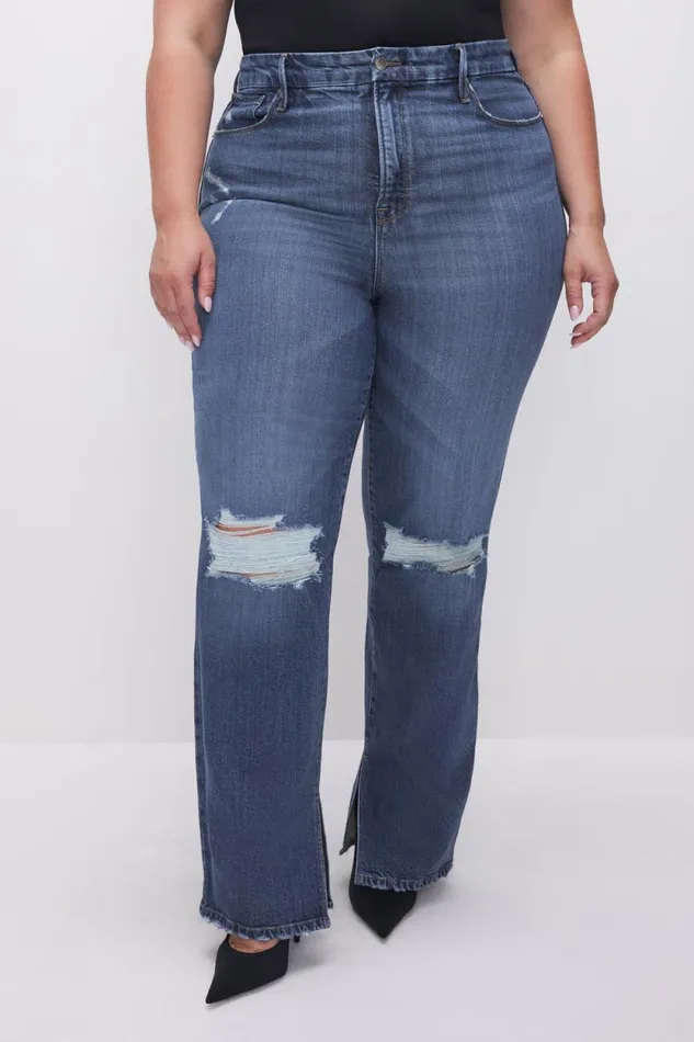 Women GOOD AMERICAN Jeans SOFTTECH GOOD BOY STRAIGHTJEANS Indigo540
