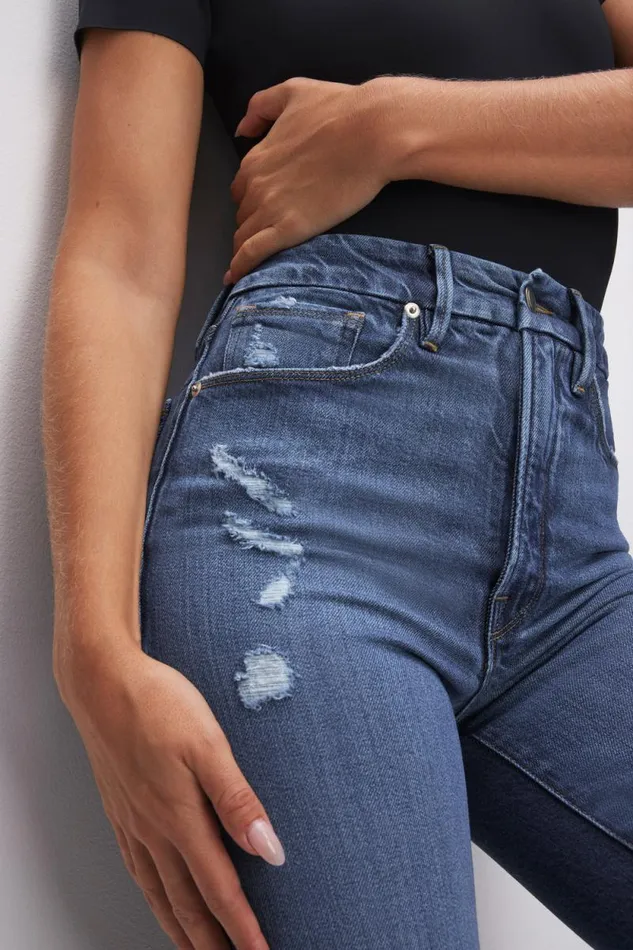 Women GOOD AMERICAN Jeans SOFTTECH GOOD BOY STRAIGHTJEANS Indigo540