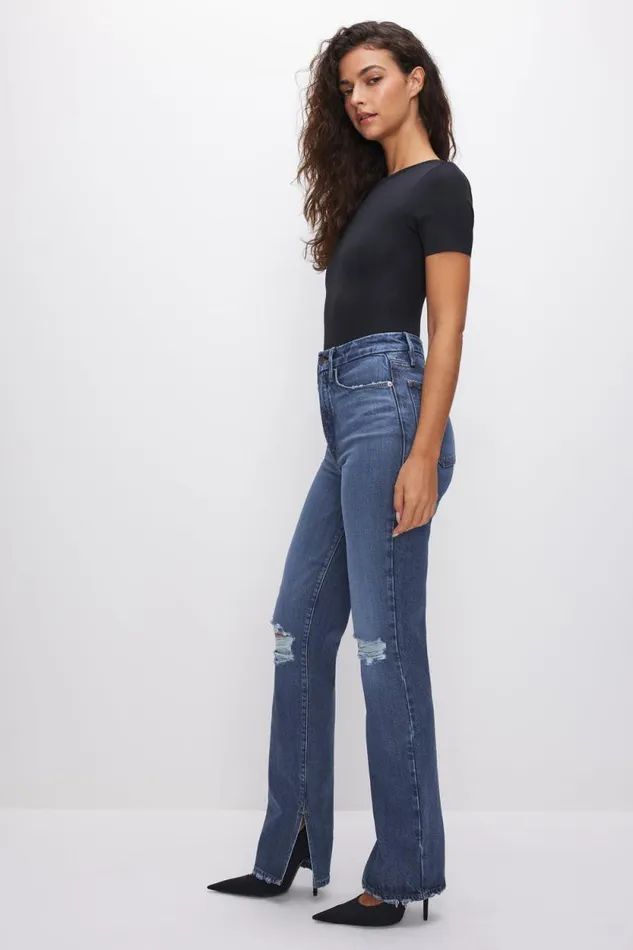 Women GOOD AMERICAN Jeans SOFTTECH GOOD BOY STRAIGHTJEANS Indigo540
