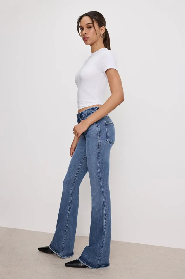 Women GOOD AMERICAN Jeans SOFTTECH GOOD LEGS FLAREJEANS Indigo513