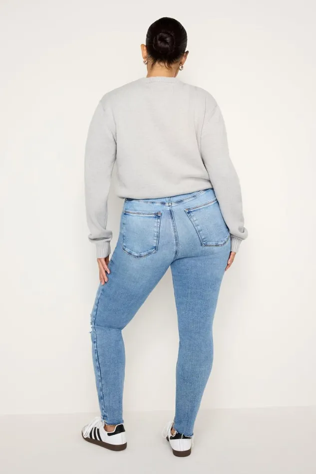 Women GOOD AMERICAN Jeans SOFTTECH GOOD LEGS SKINNYJEANS Indigo521