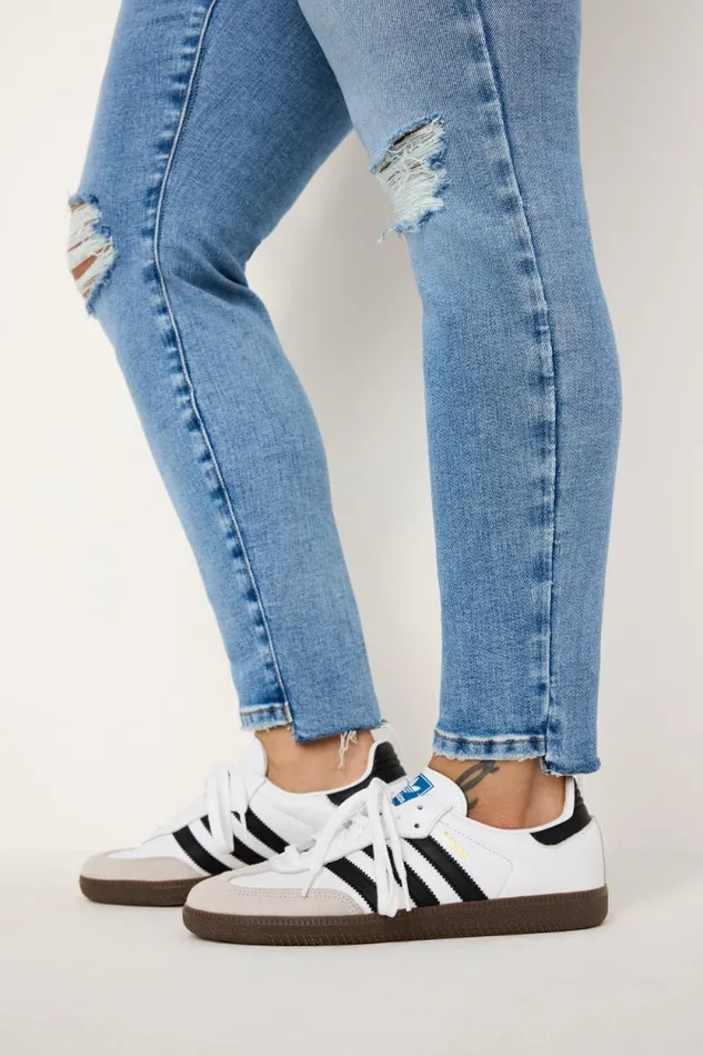 Women GOOD AMERICAN Jeans SOFTTECH GOOD LEGS SKINNYJEANS Indigo521