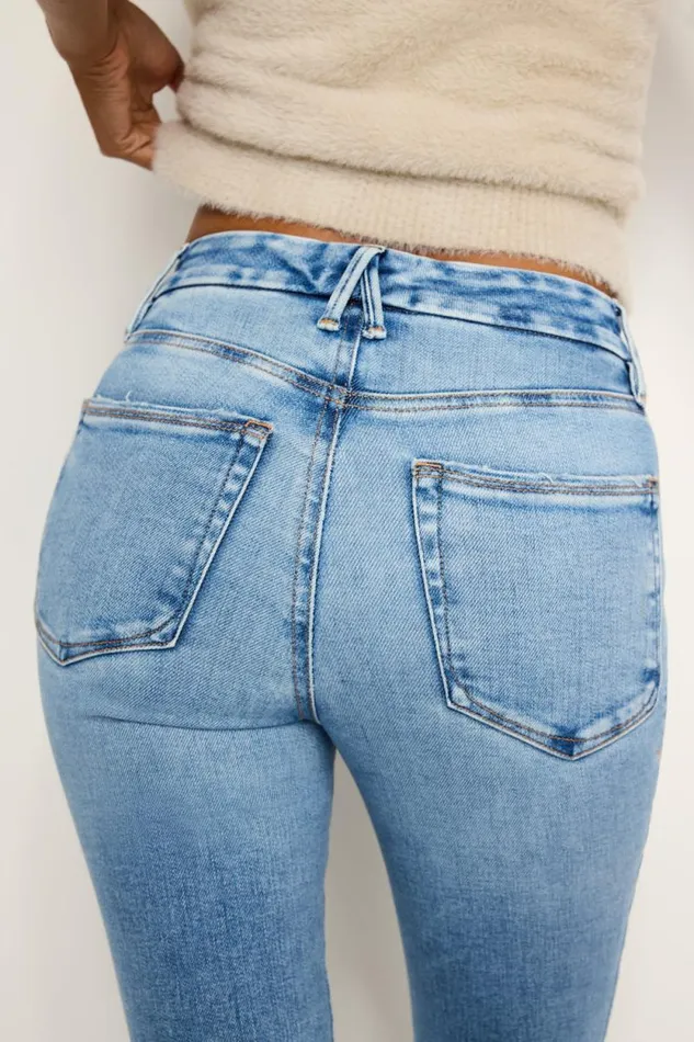 Women GOOD AMERICAN Jeans SOFTTECH GOOD LEGS SKINNYJEANS Indigo521