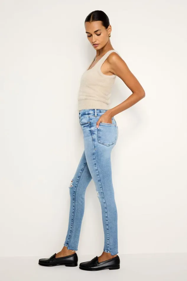 Women GOOD AMERICAN Jeans SOFTTECH GOOD LEGS SKINNYJEANS Indigo521