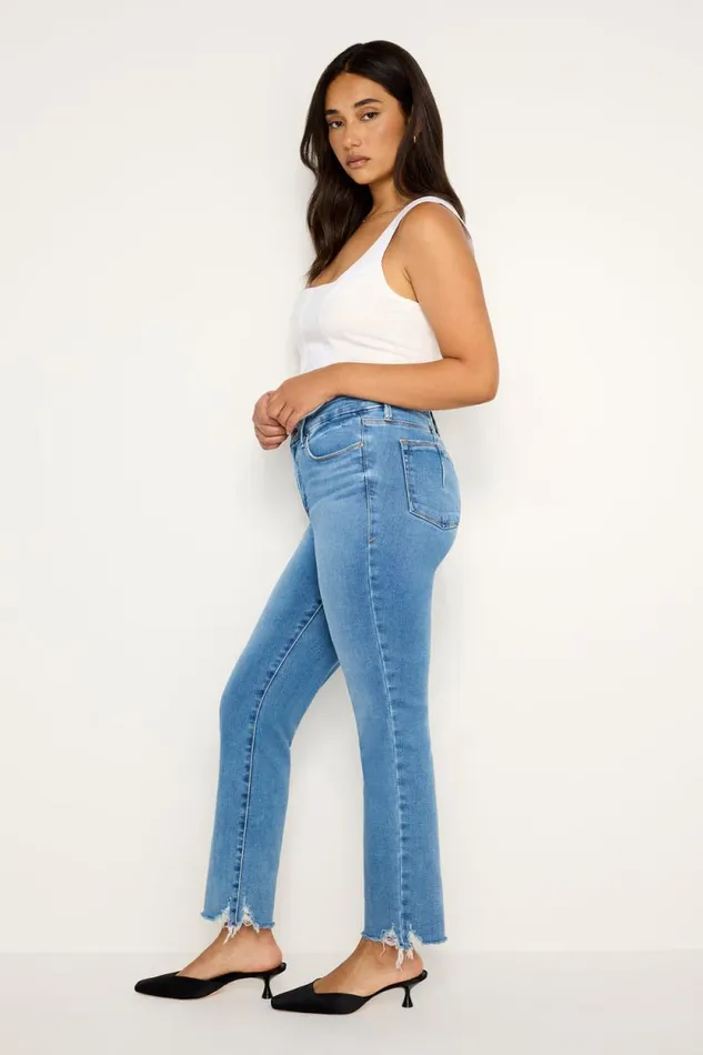 Women GOOD AMERICAN Jeans SOFTTECH GOOD LEGS STRAIGHTJEANS Indigo514