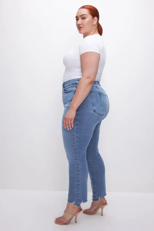 Women GOOD AMERICAN Jeans SOFTTECH GOOD LEGS STRAIGHTJEANS Indigo514