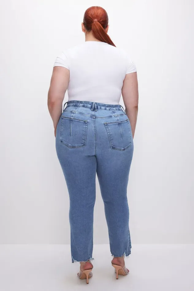Women GOOD AMERICAN Jeans SOFTTECH GOOD LEGS STRAIGHTJEANS Indigo514