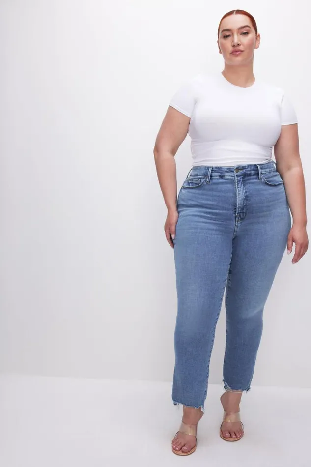 Women GOOD AMERICAN Jeans SOFTTECH GOOD LEGS STRAIGHTJEANS Indigo514