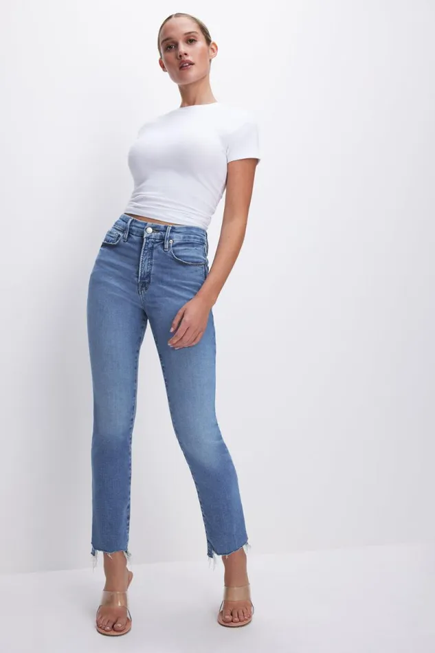 Women GOOD AMERICAN Jeans SOFTTECH GOOD LEGS STRAIGHTJEANS Indigo514