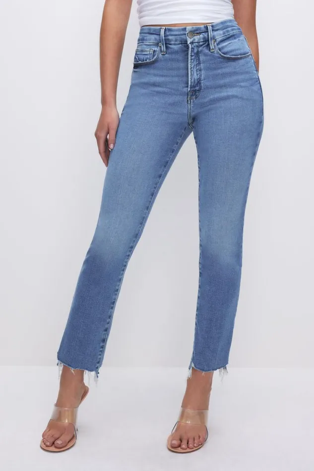 Women GOOD AMERICAN Jeans SOFTTECH GOOD LEGS STRAIGHTJEANS Indigo514