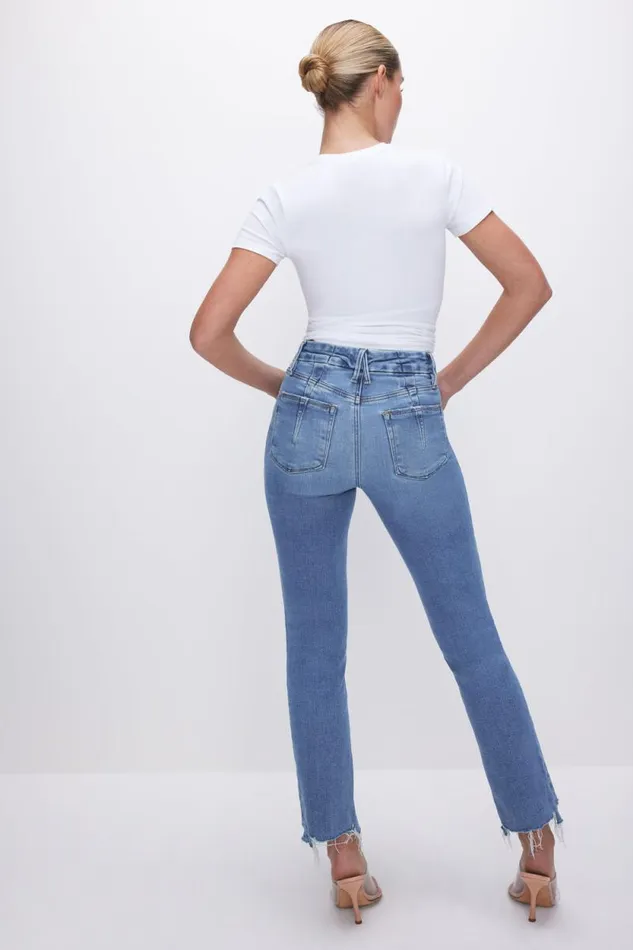 Women GOOD AMERICAN Jeans SOFTTECH GOOD LEGS STRAIGHTJEANS Indigo514