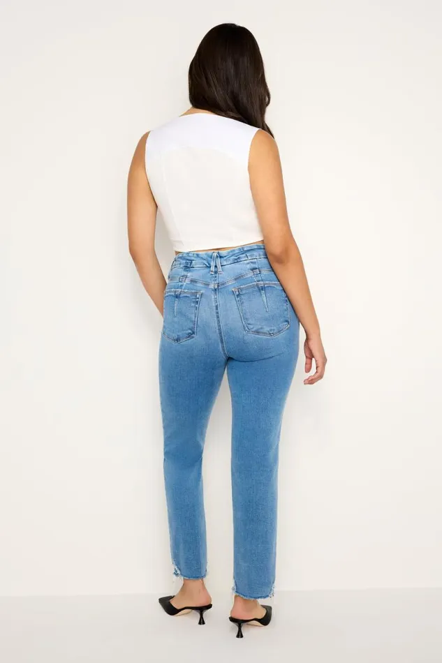 Women GOOD AMERICAN Jeans SOFTTECH GOOD LEGS STRAIGHTJEANS Indigo514