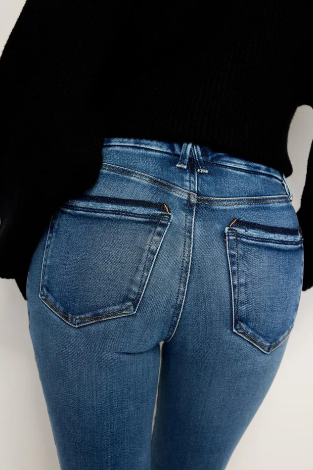 Women GOOD AMERICAN Jeans SOFTTECH GOOD WAIST SKINNY CROPPEDJEANS Indigo699