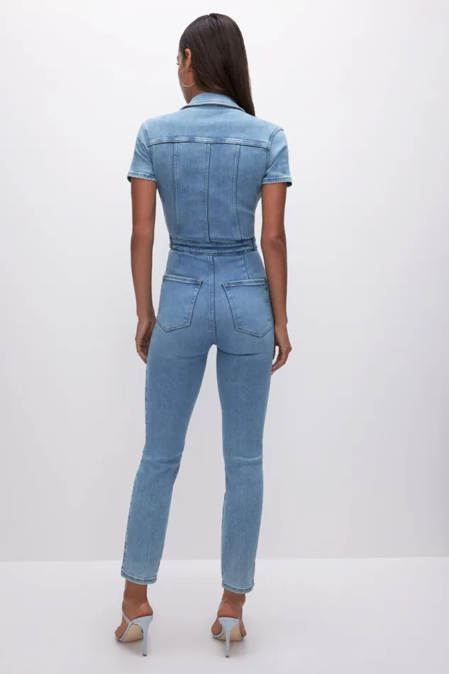 Women GOOD AMERICAN Jumpsuits FIT FOR SUCCESSJUMPSUIT Blue274