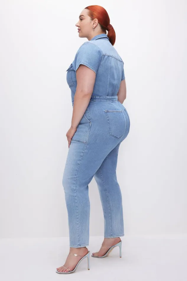 Women GOOD AMERICAN Jumpsuits FIT FOR SUCCESSJUMPSUIT Blue274