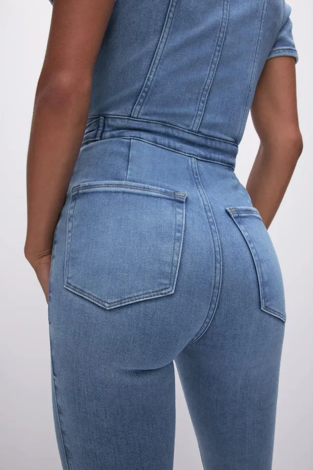 Women GOOD AMERICAN Jumpsuits FIT FOR SUCCESSJUMPSUIT Blue274