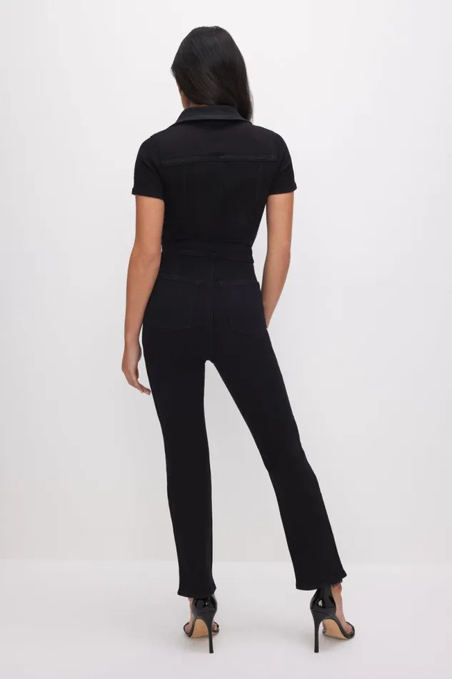 Women GOOD AMERICAN Jumpsuits PETITE FIT FOR SUCCESSJUMPSUIT Black099