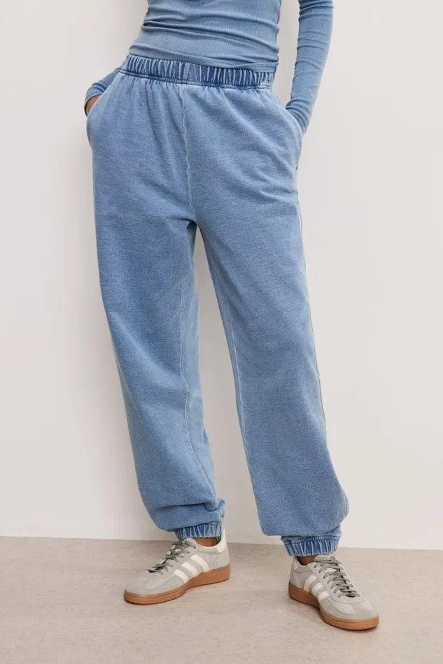 Women GOOD AMERICAN Pants JEANIUSSWEATPANTS Indigo376